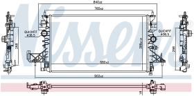 Nissens 630798 - RADIADOR VAUXHALL ASTRA K(15-)1.4 I
