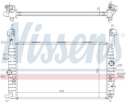 Nissens 63096 - RADIADOR VAUXHALL MERIVA A(03-)1.6