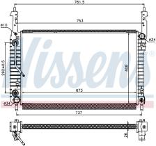 Nissens 63119 - RADIADOR CHEVROLET CAPTIVA(C100.C14
