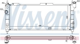 Nissens 63254A - RADIADOR CHEVROLET PRIZMA(07-)1.4
