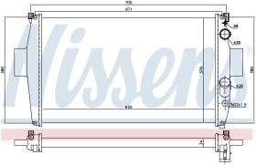 Nissens 63328 - RADIADOR IVECO DAILY II(89-)59.12 T