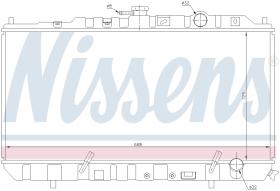 Nissens 63343 - HONDA INTEGRA AUT.89-