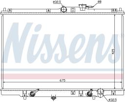 Nissens 63346 - RADIADOR HONDA SHUTTLE(RA)(94-)2.3