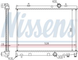 Nissens 63504 - RADIADOR PEUGEOT 206(2)(98-)1.6 HDI