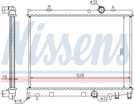  63504 - RADIADOR PEUGEOT 206(2)(98-)1.6 HDI