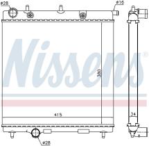 Nissens 63505 - RADIADOR VAUXHALL CROSSLAND X(17-)1