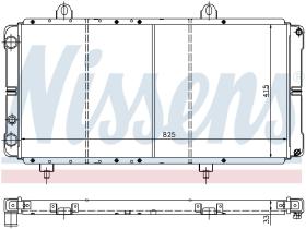 Nissens 635721 - RADIADOR TALBOT EXPRESS(81-)2.5 D