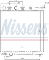 Nissens 636002 - RADIADOR CITROEN C3 II(A51)(09-)1.4