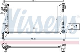  636004 - RADIADOR CITROEN NEMO(08-)1.3 HDI