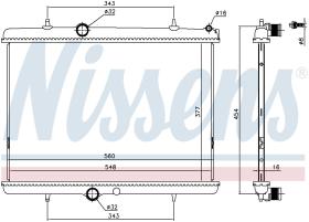 Nissens 636036 - RADIADOR PEUGEOT 307 (3_) (00-) 1.6