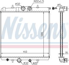  63691 - RADIADOR PEUGEOT 307(3_)(00-)1.4 I