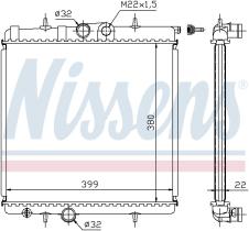  63708A - RADIADOR PEUGEOT 206+(TE3)(09-)1.1