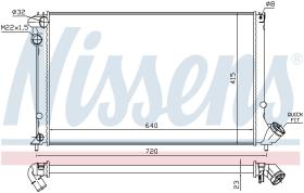 Nissens 63731 - RADIADOR PEUGEOT 406(8B.8E.8F)(95-)