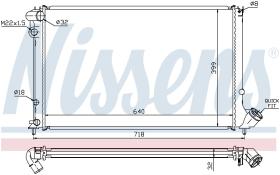 Nissens 63732 - RADIADOR PEUGEOT 406(8B.8E.8F)(95-)