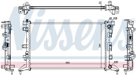Nissens 637602 - RADIADOR RENAULT LAGUNA III(07-)2.0