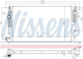 Nissens 637617 - RADIADOR RENAULT MEGANE III(08-)1.6