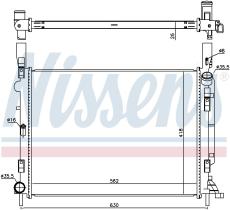 Nissens 637618 - RADIADOR RENAULT KANGOO II(08-)1.5
