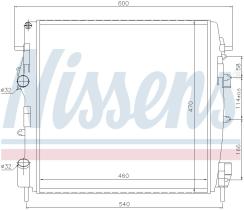 Nissens 63762 - RADIADOR NISSAN KUBISTAR(X76.X80)(0