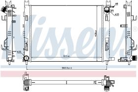 Nissens 637624 - RADIADOR DACIA DUSTER(17-)1.5 DCI 1