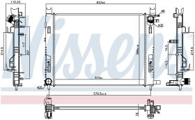 Nissens 637627 - RADIADOR DACIA DUSTER(17-)1.5 DCI 1