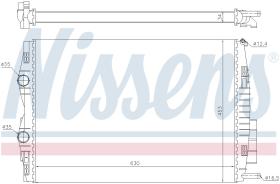 Nissens 637633 - RADIADOR RENAULT SCENIC II(03-)2.0