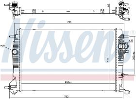 Nissens 637648 - RADIADOR RENAULT SCENIC III(08-)2.0