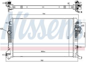  637648 - RADIADOR RENAULT SCENIC III(08-)2.0