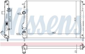 Nissens 63766 - RADIADOR DACIA LOGAN I (04-) 1.6 I