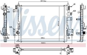 Nissens 637662 - RADIADOR SMART FORFOUR(W453)(14-)1.