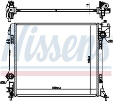 Nissens 637665 - RADIADOR NISSAN QASHQAI (J11) (13-)