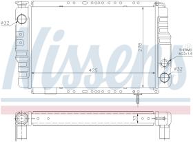 Nissens 63770 - RADIADOR RENAULT R 5(72-)1.1