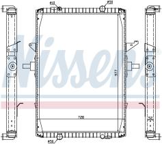 Nissens 63775A - RADIADOR RVI-RENAULT TRUCKS MAGNUM