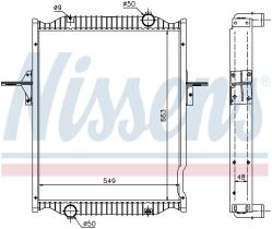 Nissens 63781A - RADIADOR RVI-RENAULT TRUCKS MIDLUM(