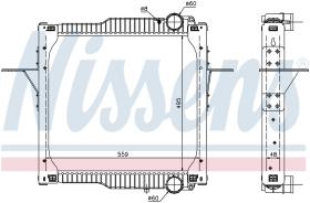  63784 - RADIADOR RVI-RENAULT TRUCKS MIDLUM(