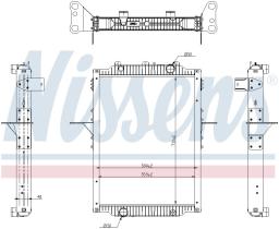 Nissens 637879 - RADIADOR RVI-RENAULT TRUCKS D-SERIE