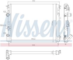  637931 - RADIADOR DACIA SANDERO I(08-)1.4 I