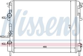 Nissens 63794 - RADIADOR RENAULT THALIA I(99-)1.9 D