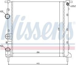 Nissens 638271 - RADIADOR RENAULT THALIA I(99-)1.2 I