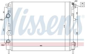 Nissens 638081 - RADIADOR NISSAN KUBISTAR(X76.X80)(0