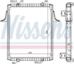 Nissens 63822A - RADIADOR RVI-RENAULT TRUCKS PREMIUM