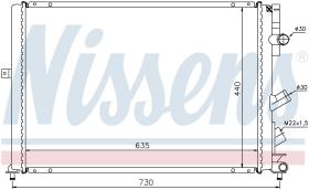 Nissens 63841 - RENAULT ESPACE 3.0 96-