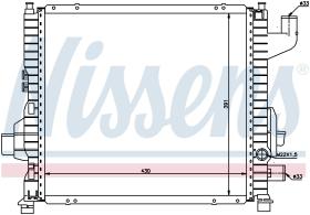 Nissens 63837A - RADIADOR RENAULT TWINGO I(93-)1.2 I