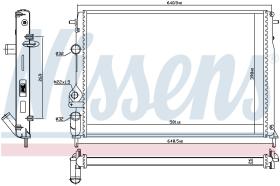  63877 - RADIADOR RENAULT MEGANE I (95-) 1.9