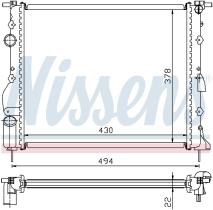  63884 - RADIADOR NISSAN KUBISTAR(X76.X80)(0