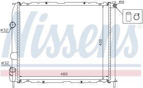 Nissens 63886 - RADIADOR RENAULT CLIO II(98-)1.2 I