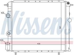 Nissens 63887 - RADIADOR RENAULT TRAFIC I(89-)1.7