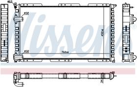 Nissens 63922 - RADIADOR OPEL MOVANO A(98-)2.5 D