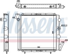 Nissens 63934A - RADIADOR RENAULT R 5 SUPER(84-)1.6