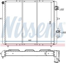  639461 - RADIADOR RENAULT CLIO I(90-)1.9 D