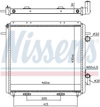  63947 - RADIADOR RENAULT RAPID(91-)1.9 D